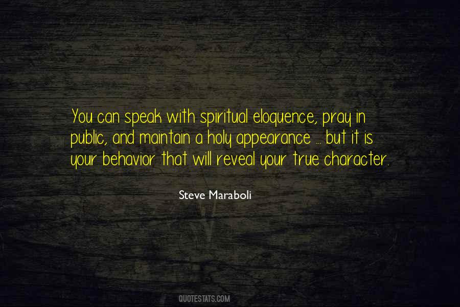 Character And Behavior Quotes #30368