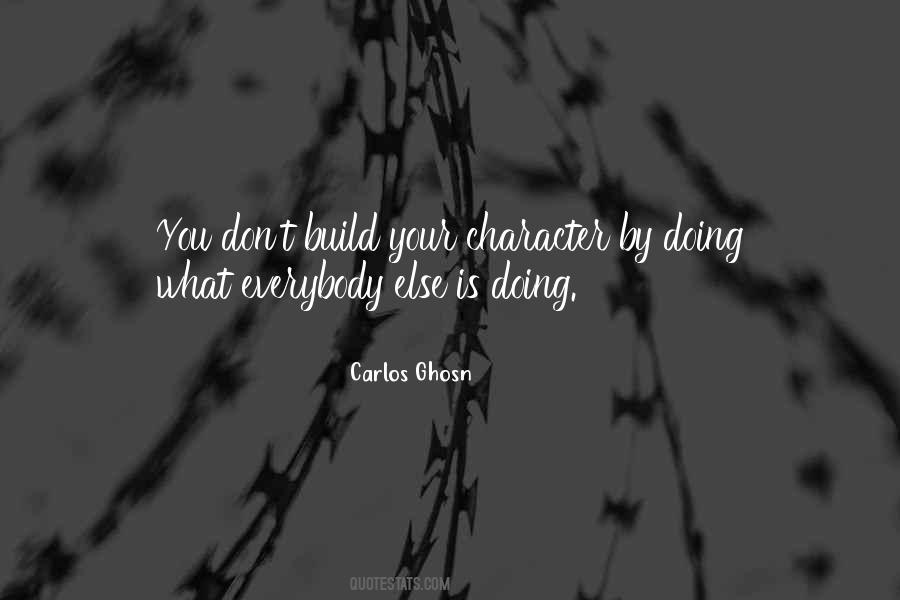 Character Build Quotes #507597