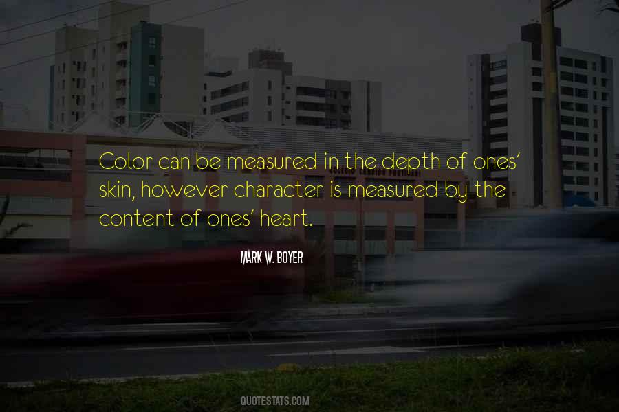 Character Is Measured Quotes #1279727