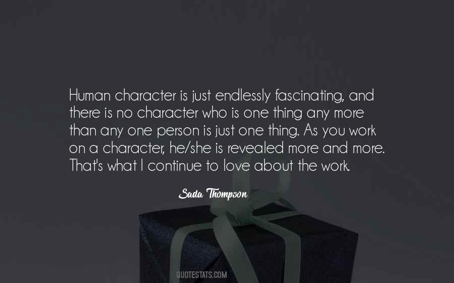 Character Is Revealed Quotes #1075363
