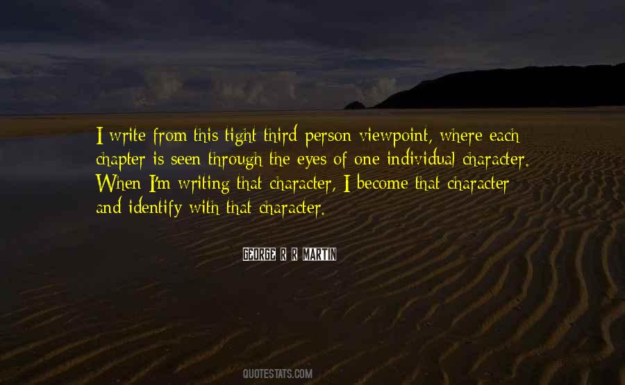 Character Less Person Quotes #43052