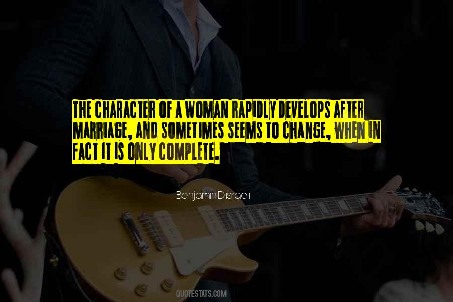 Character Of Woman Quotes #598496