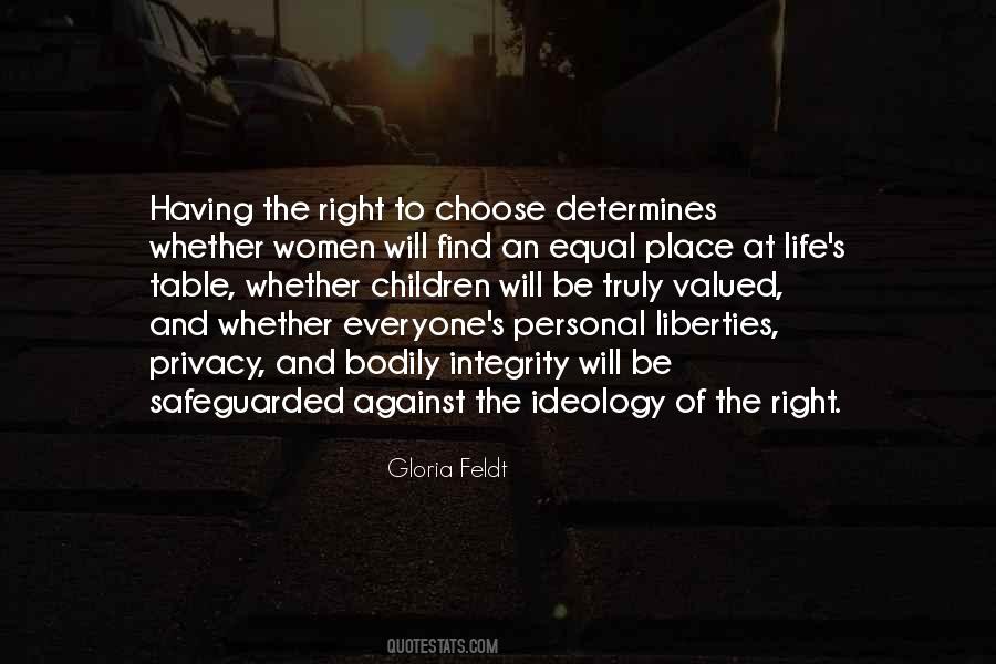 Quotes About The Right To Choose #87272