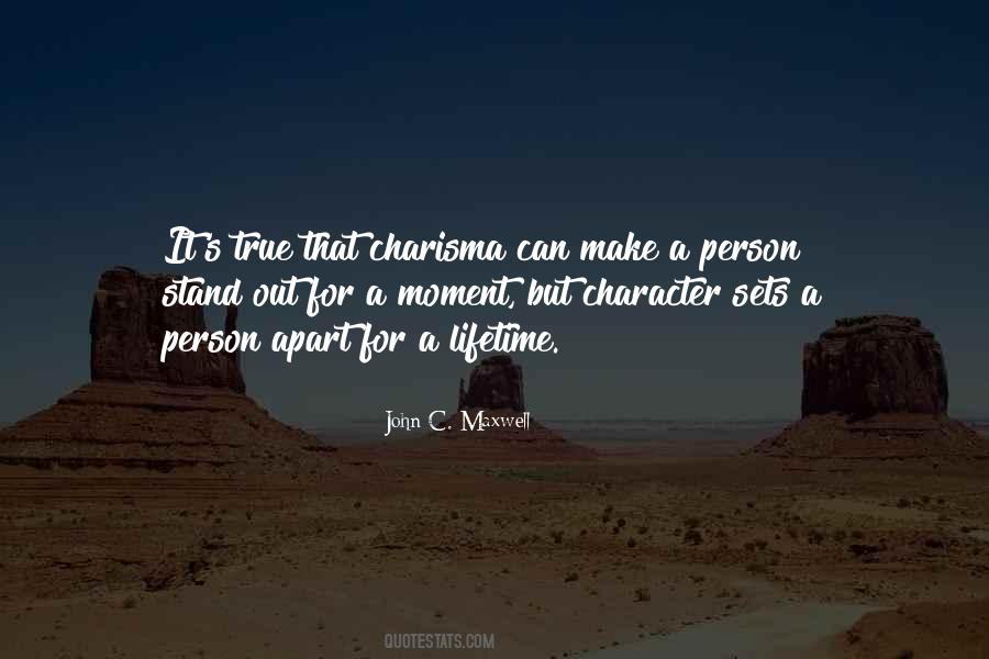 Charisma Character Quotes #1459847