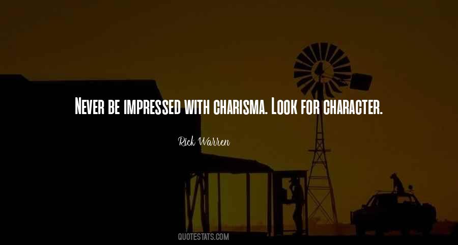 Charisma Character Quotes #1826003