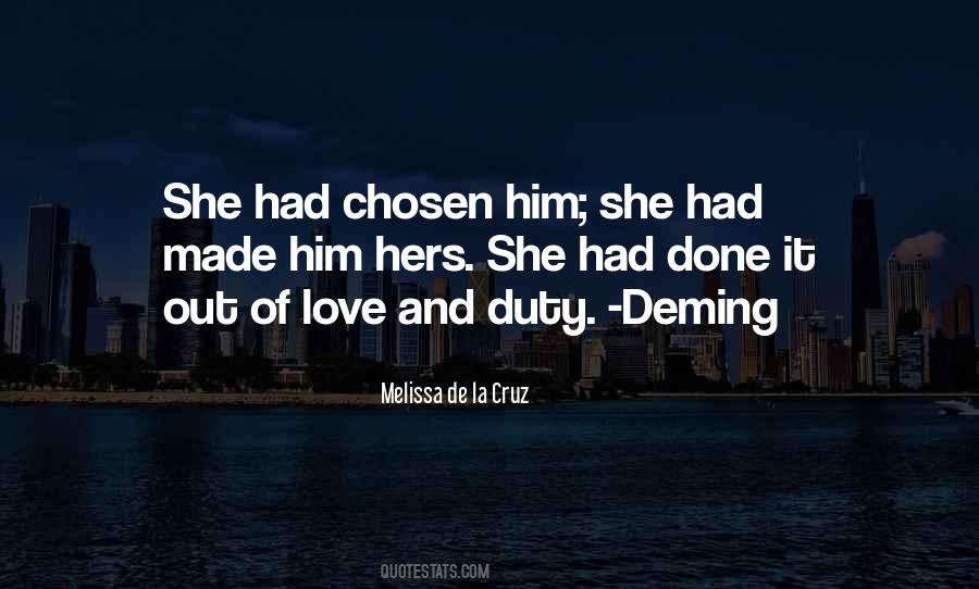 You Were Chosen Quotes #41879
