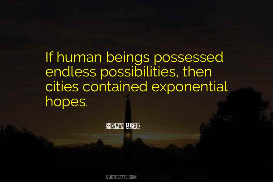 Human Possibilities Quotes #16821