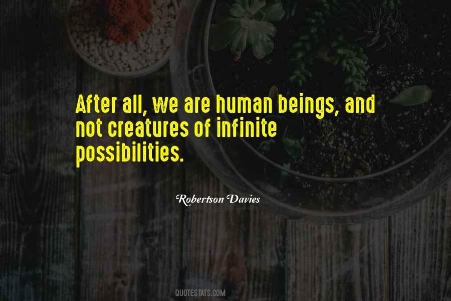 Human Possibilities Quotes #1870819