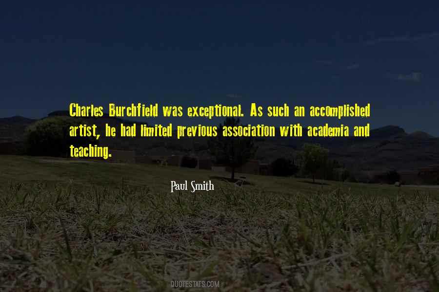 Charles Burchfield Quotes #1555508