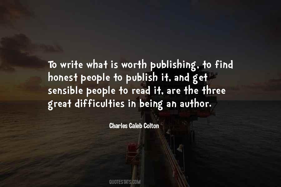 Charles Caleb Quotes #46606