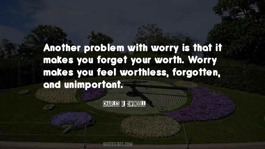 Feel Worthless Quotes #277752