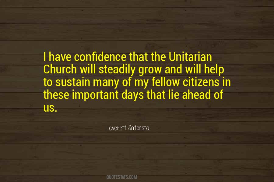 Unitarian Church Quotes #1269135