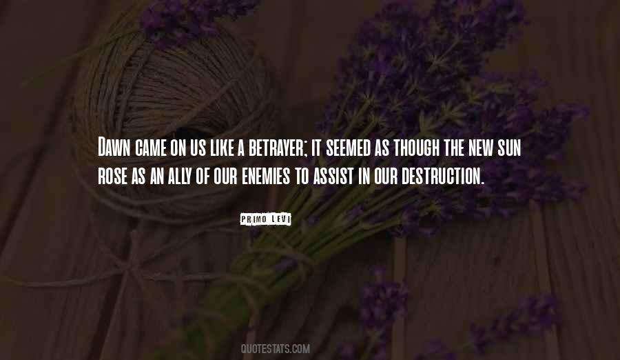 Destruction Of Us Quotes #1349839