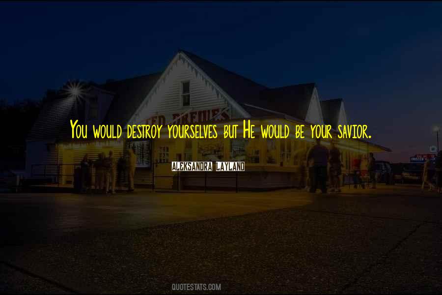 Destruction Of Us Quotes #960172