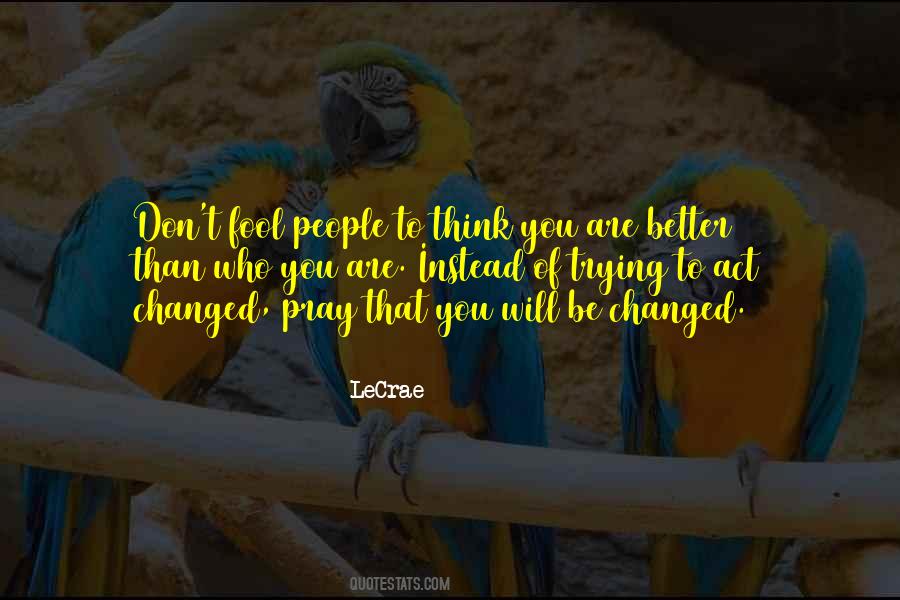 Fool People Quotes #1717150