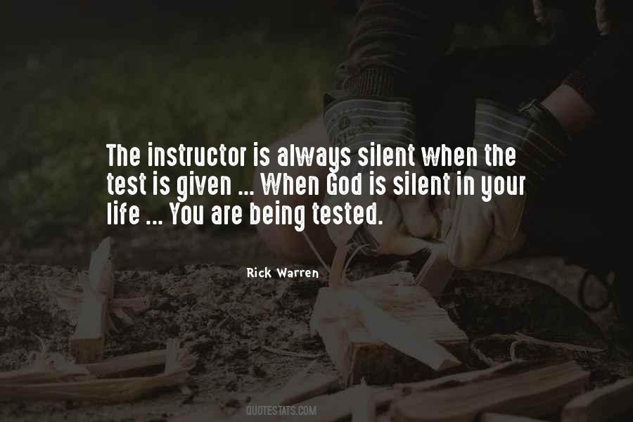 Top 100 Quotes About Life Tests: Famous Quotes & Sayings About Life Tests