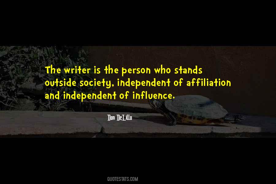Outside Influence Quotes #1176344