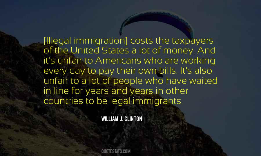 Immigration Money Quotes #965149