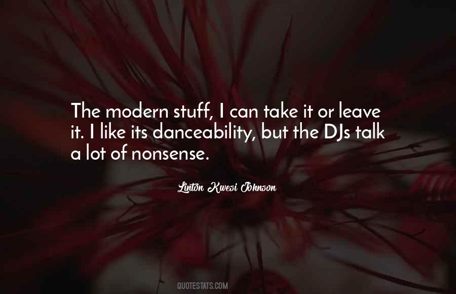 Nonsense And Stuff Quotes #1860654