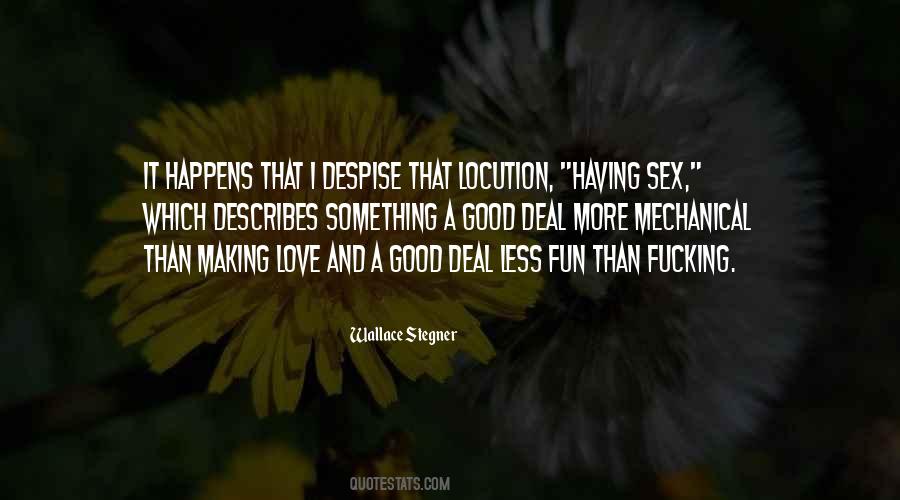 More Than Sex Quotes #556960