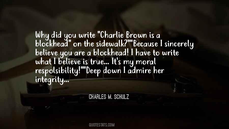 Charlie Brown's Quotes #1717082