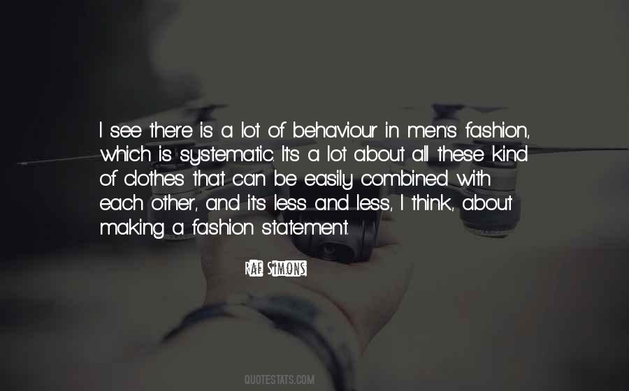 Fashion For Men Quotes #289240
