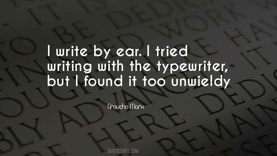 Unwieldy Vs Unwieldy Quotes #394400