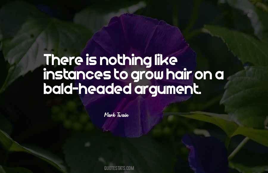 Going Bald Quotes #17905