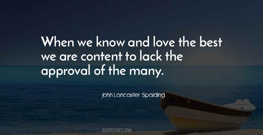 Know And Love Quotes #1694972