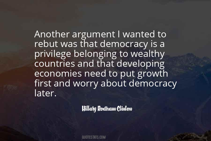 Developing Democracy Quotes #861503