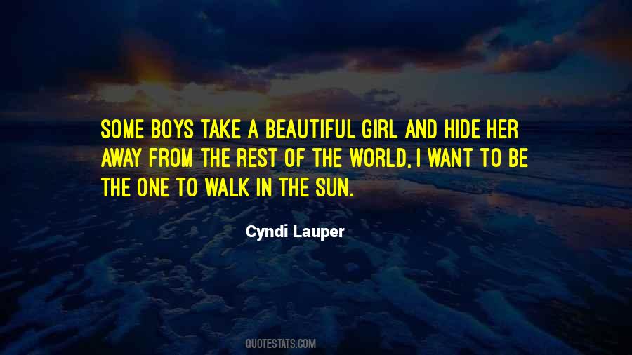 Most Beautiful Girl In The World Quotes #1825834