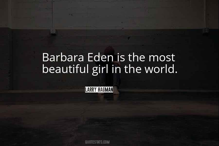 Most Beautiful Girl In The World Quotes #351335