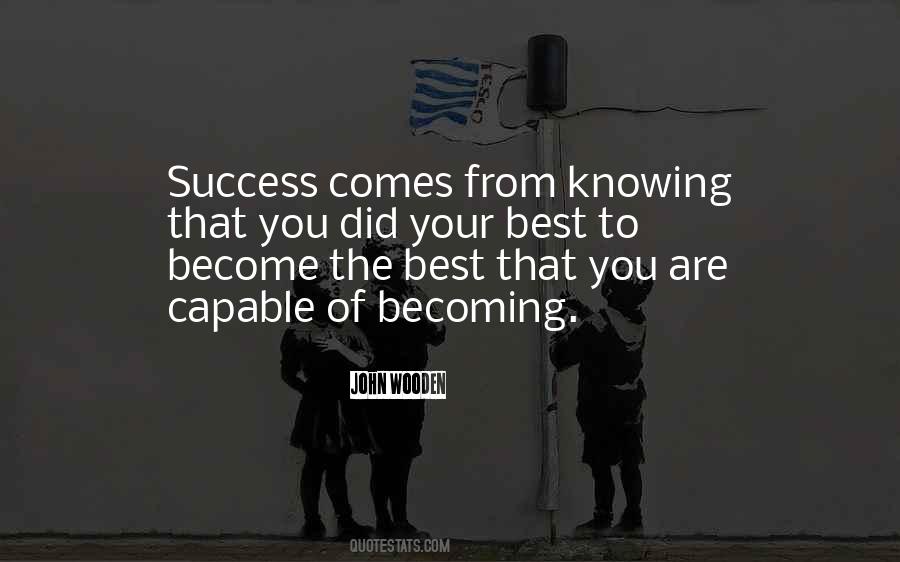Success John Wooden Quotes #1789126