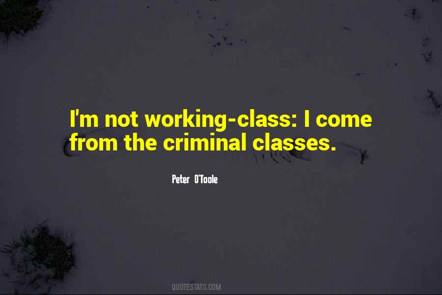 Working Classes Quotes #961369