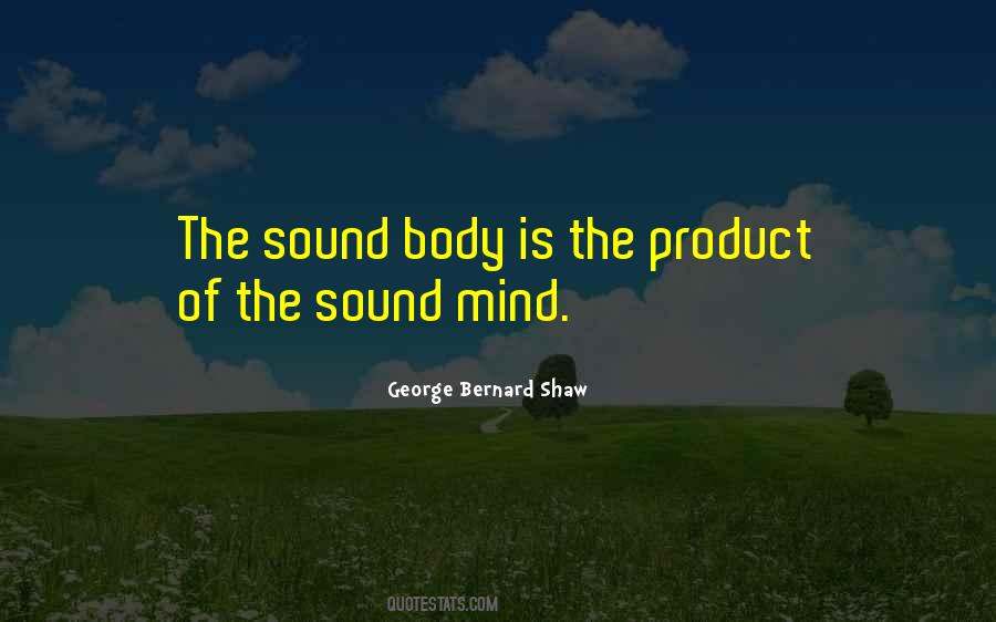 Sound Mind In A Sound Body Quotes #959643