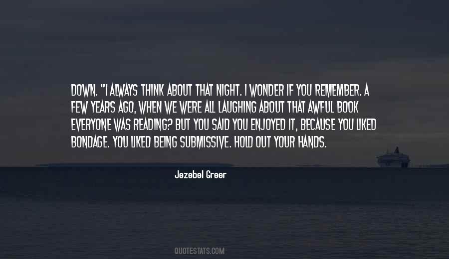 Night Book Reading Quotes #1144929