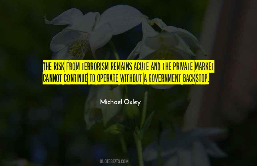 Market Risk Quotes #1007285
