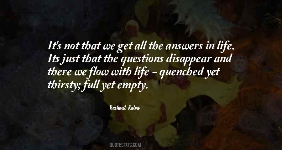 Quotes About Life Questions #172485