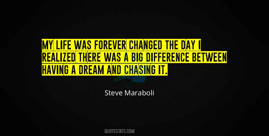 Chasing A Dream Quotes #1554985