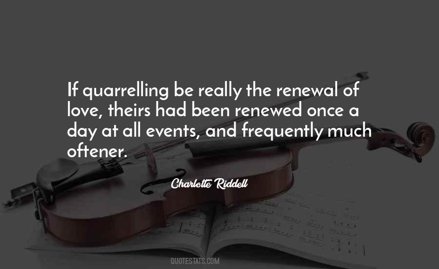 Love Renewed Quotes #369179