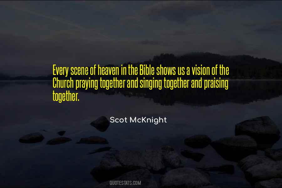 Vision Of Heaven Quotes #1140683