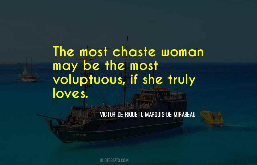 Chaste Woman Quotes #683833