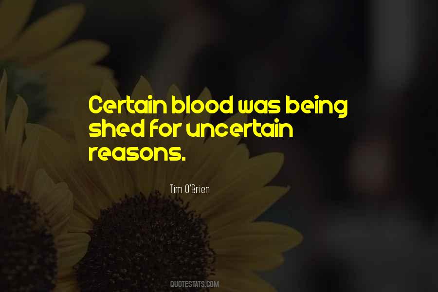 Certain Vs Uncertain Quotes #1056554
