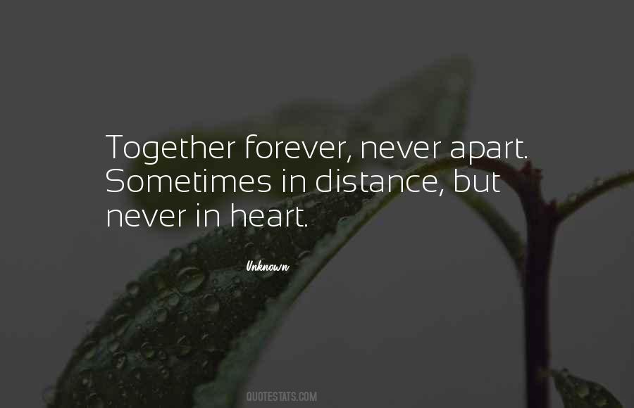 Distance But Quotes #380675