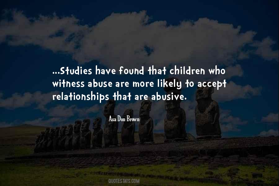 Abused Children Quotes #1557129