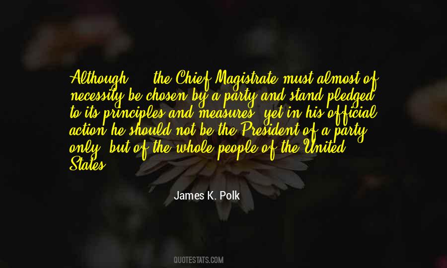 President Polk Quotes #1393227