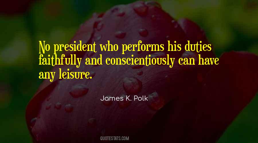 President Polk Quotes #878595