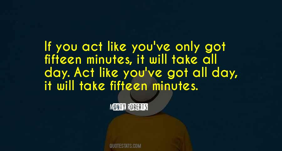 Time Minutes Quotes #12930