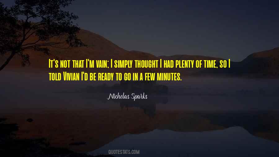 Time Minutes Quotes #129708