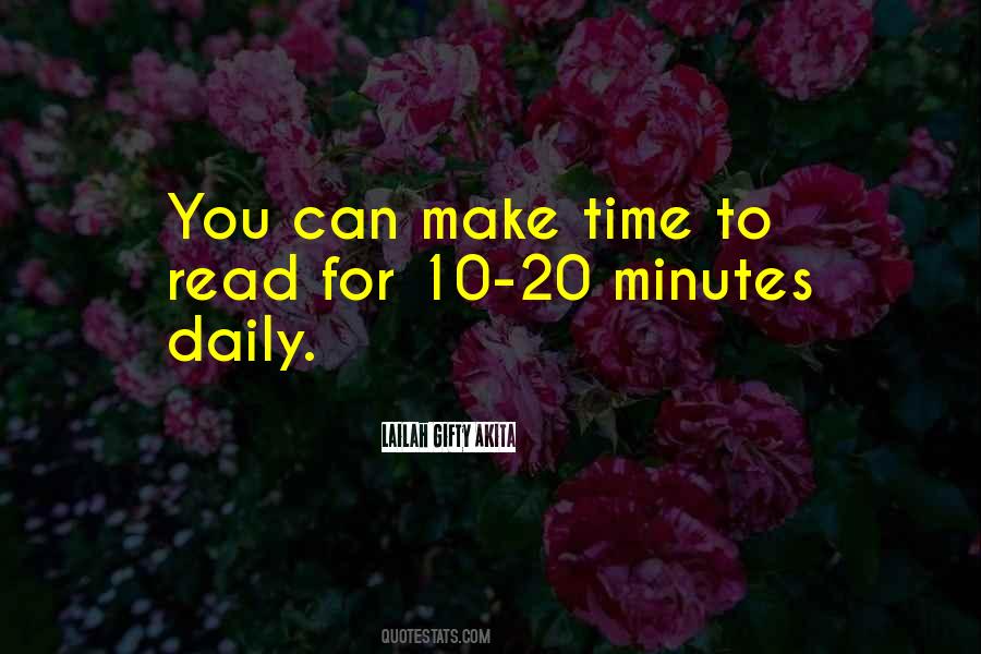 Time Minutes Quotes #190854